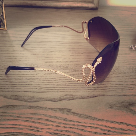 Roberto Cavalli Accessories - Rare Roberto Cavalli crystal snake sunglasses